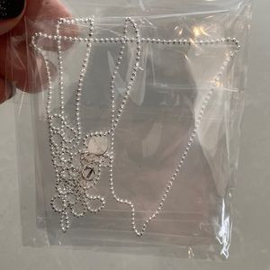 Stella & Dot delicate silver necklace. 30 inches